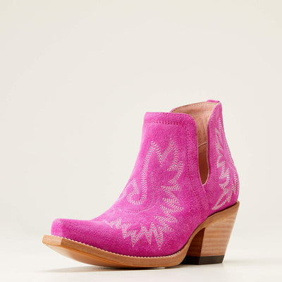 Haute Pink Suede - Ariat Dixon - 6.5 left-301 BOOTS-Ariat-Adelyn Elaine's Boutique, Women's Clothing Boutique in Gilmer, TX