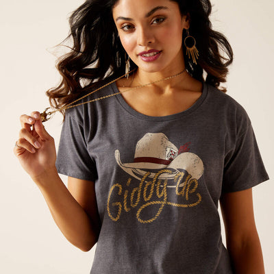 Cowboy Hat T-Shirt - Ariat-Adelyn Elaine's-Adelyn Elaine's Boutique, Women's Clothing Boutique in Gilmer, TX