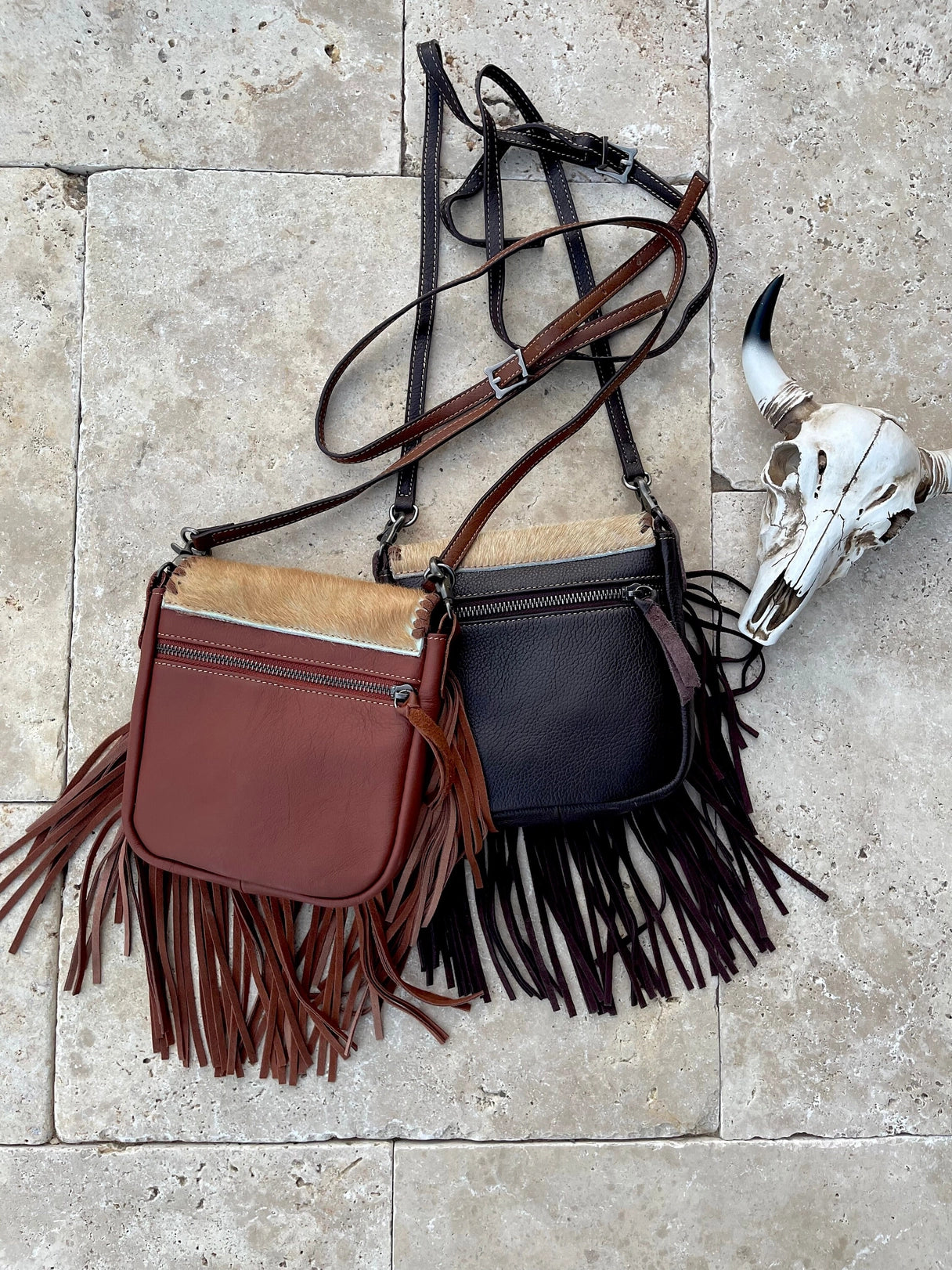 The Melania - Cowhide Cross Body-201 BAGS, BELTS, HATS-Boho Ranch Shop-Adelyn Elaine's Boutique, Women's Clothing Boutique in Gilmer, TX