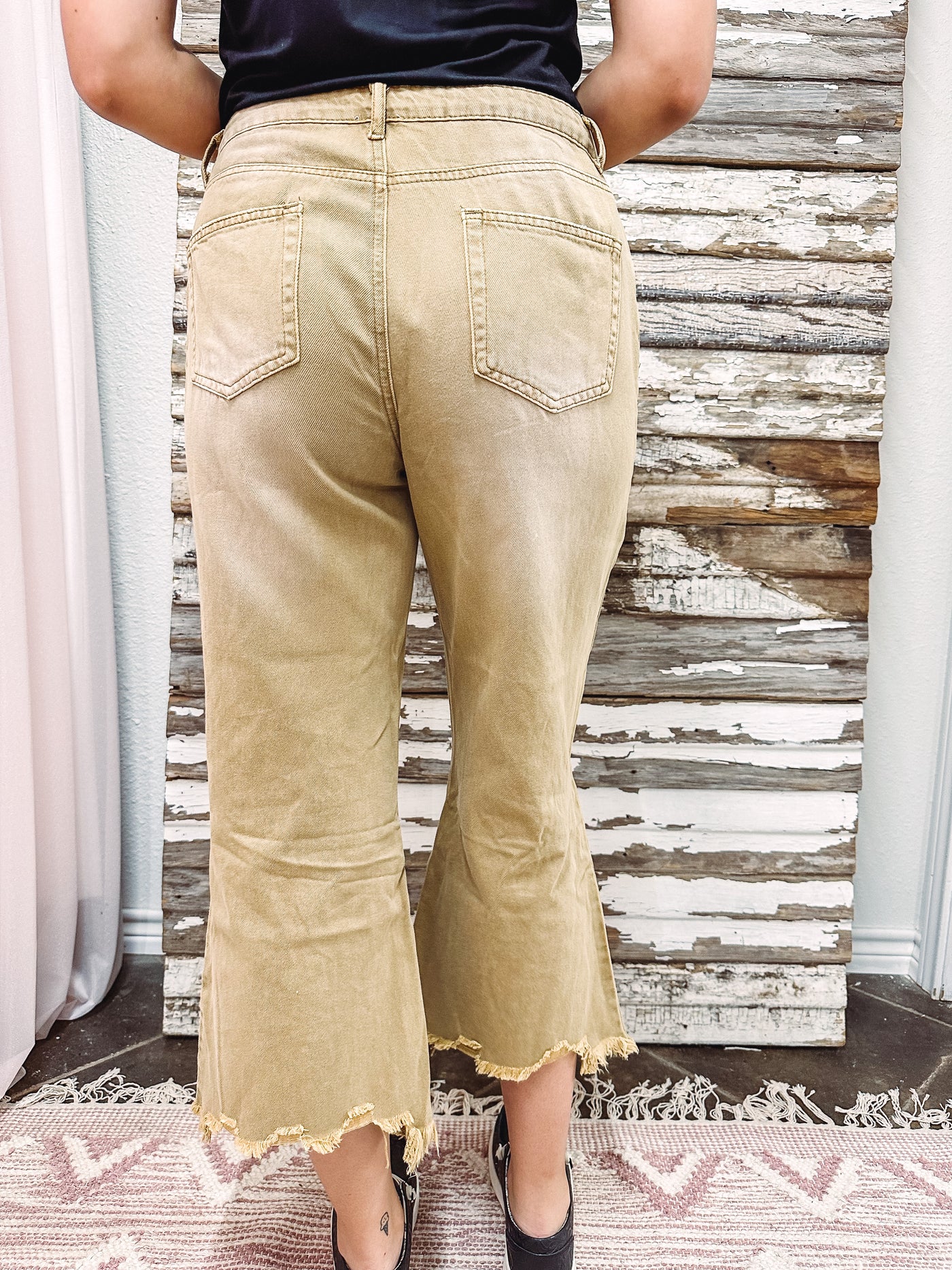 Vintage Camel Pants-120 BOTTOMS-Bibi-Adelyn Elaine's Boutique, Women's Clothing Boutique in Gilmer, TX