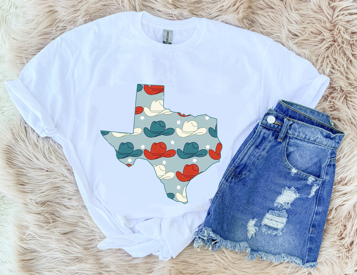 Texas Hat - Graphic Top-110 GRAPHIC TEE-Adelyn Elaine's-Adelyn Elaine's Boutique, Women's Clothing Boutique in Gilmer, TX