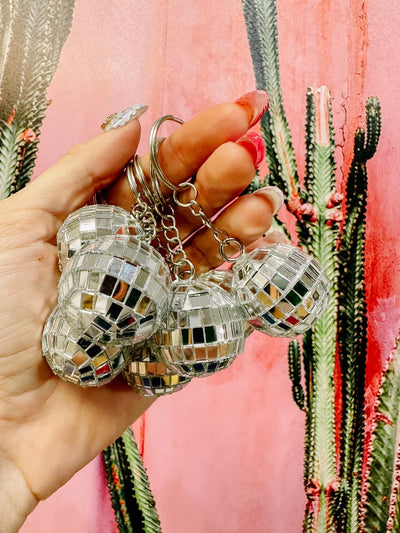 Disco Ball Keychain-402 MISC GIFTS-The Wild Navy-Adelyn Elaine's Boutique, Women's Clothing Boutique in Gilmer, TX