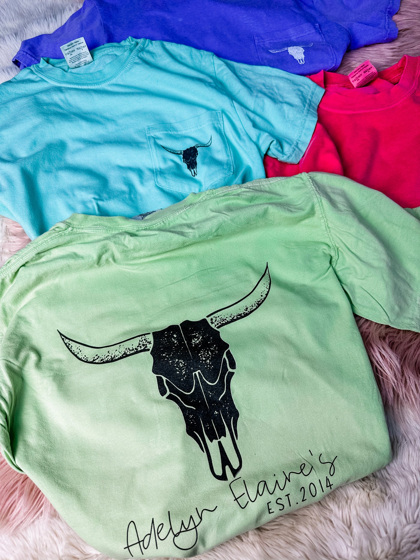 Logo Tee - Salty Lime-110 GRAPHIC TEE-Adelyn Elaine's-Adelyn Elaine's Boutique, Women's Clothing Boutique in Gilmer, TX