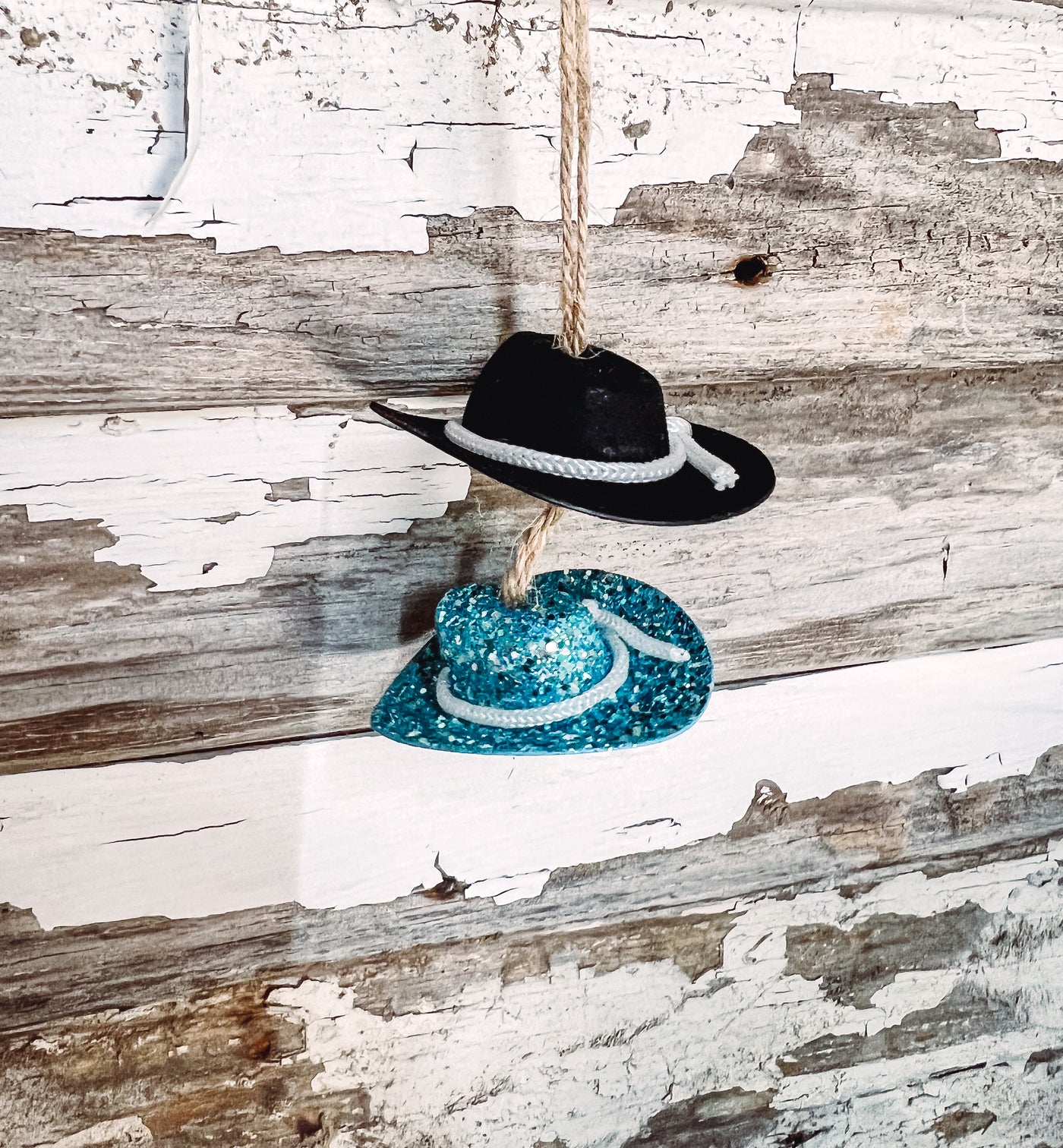 Mini Black + Teal - Hat Mirror Hangers-401 CAR ACCESSORIES-Adelyn Elaine's-Adelyn Elaine's Boutique, Women's Clothing Boutique in Gilmer, TX