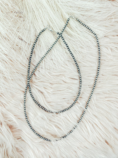 Long Faux Pearl - Necklace-202 JEWELRY-Blandice Jewelry-Adelyn Elaine's Boutique, Women's Clothing Boutique in Gilmer, TX