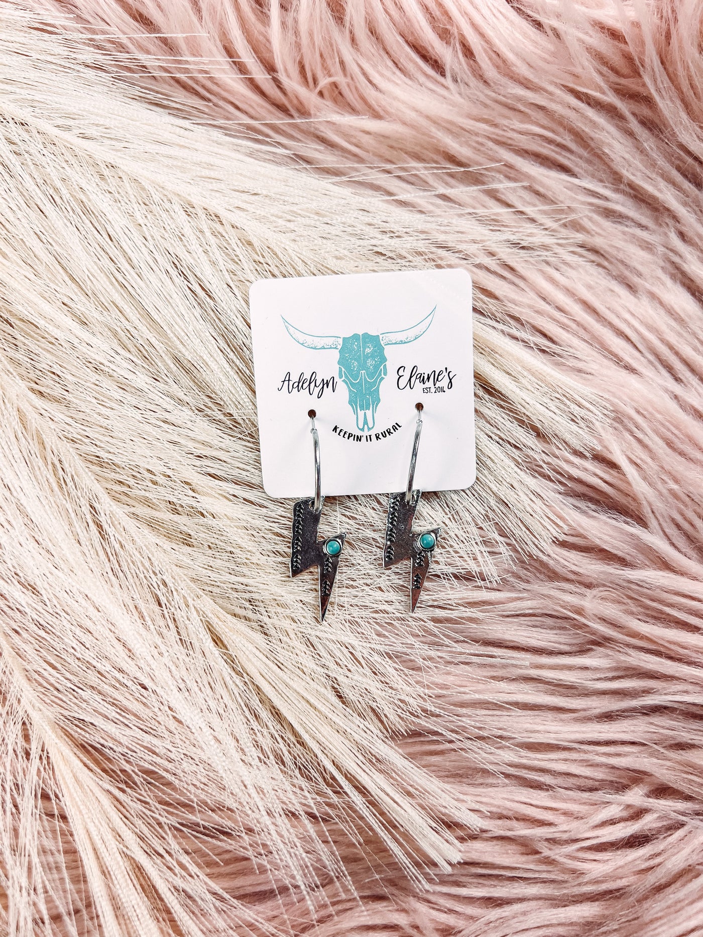 Stamped Bolt Earrings-202 JEWELRY-Adelyn Elaine's-Adelyn Elaine's Boutique, Women's Clothing Boutique in Gilmer, TX