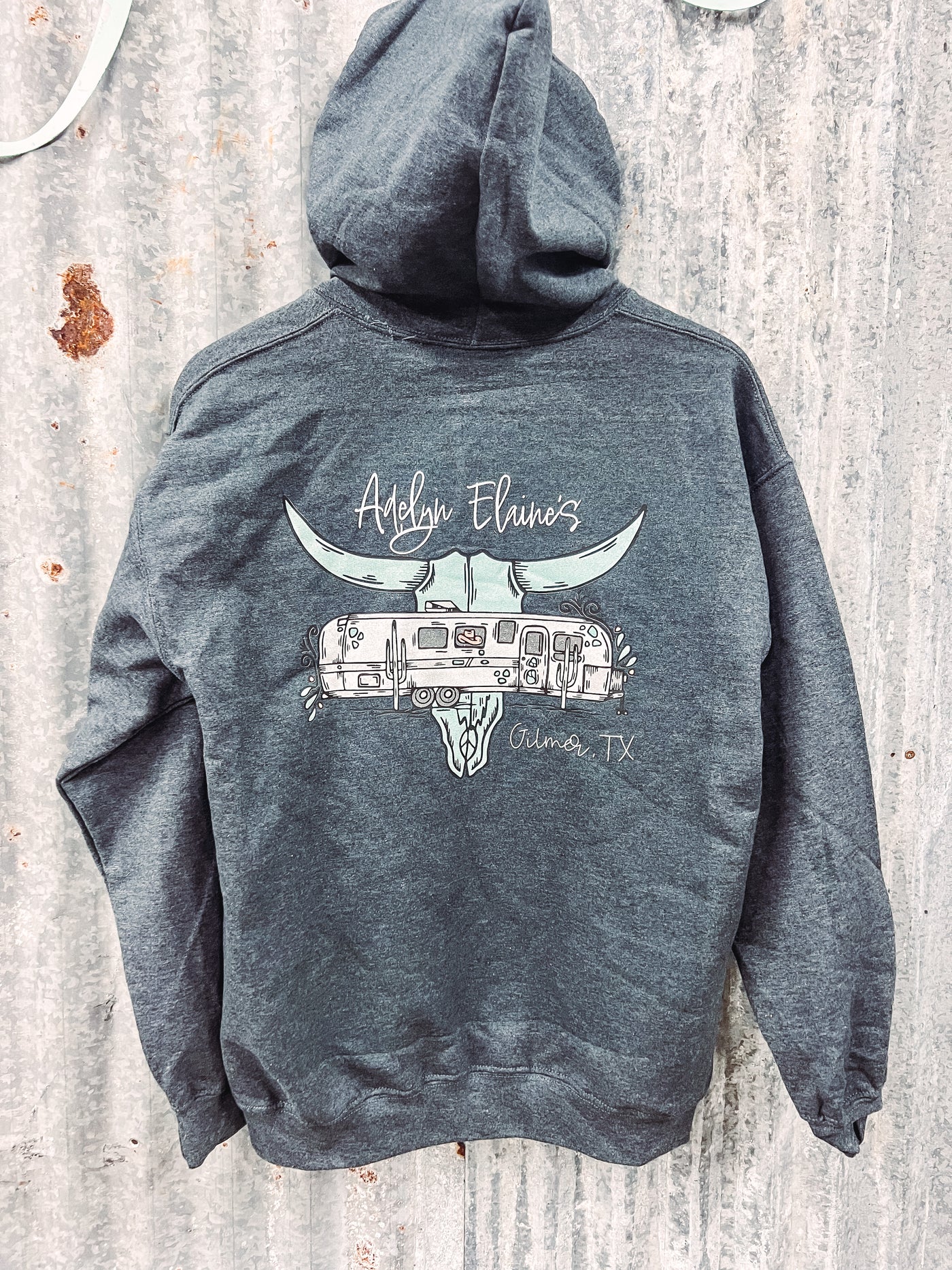 Fancy - Logo Hoodie - XL left-112 SWEATERS & CARDIGANS-Adelyn Elaine's-Adelyn Elaine's Boutique, Women's Clothing Boutique in Gilmer, TX