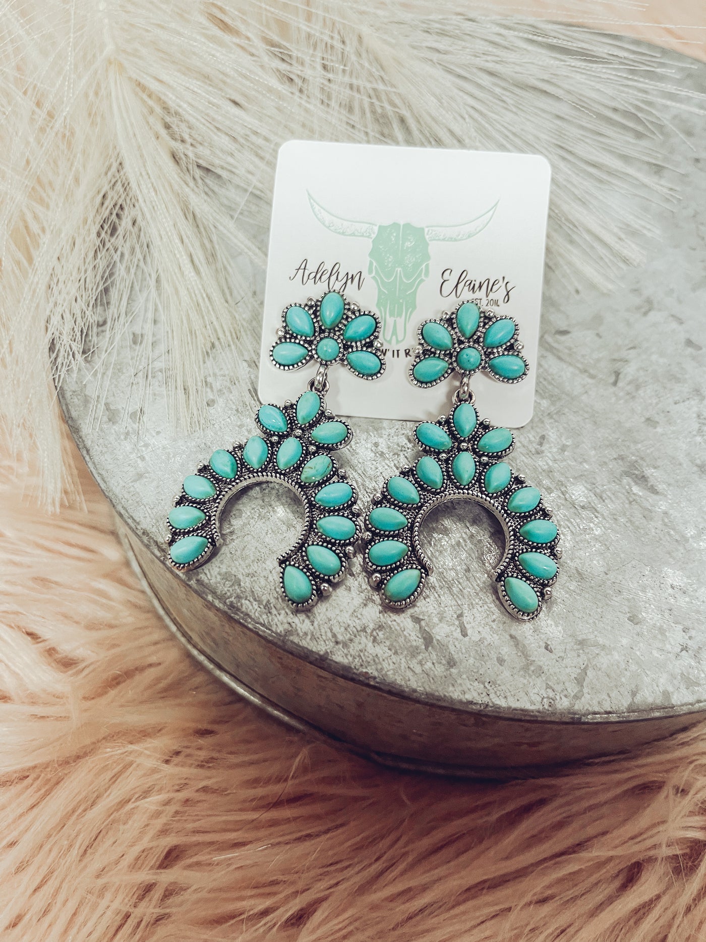Blossom - Earrings-202 JEWELRY-J's World Trading - Harry Hines-Adelyn Elaine's Boutique, Women's Clothing Boutique in Gilmer, TX