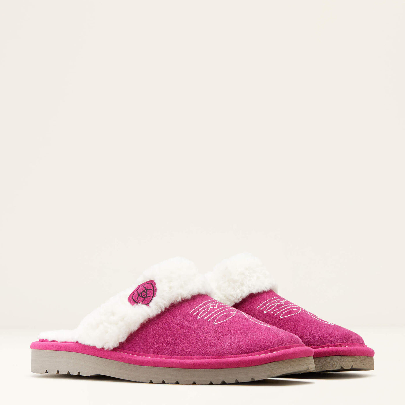 Jackie Square Toe Slipper - Very Berry Pink - Ariat