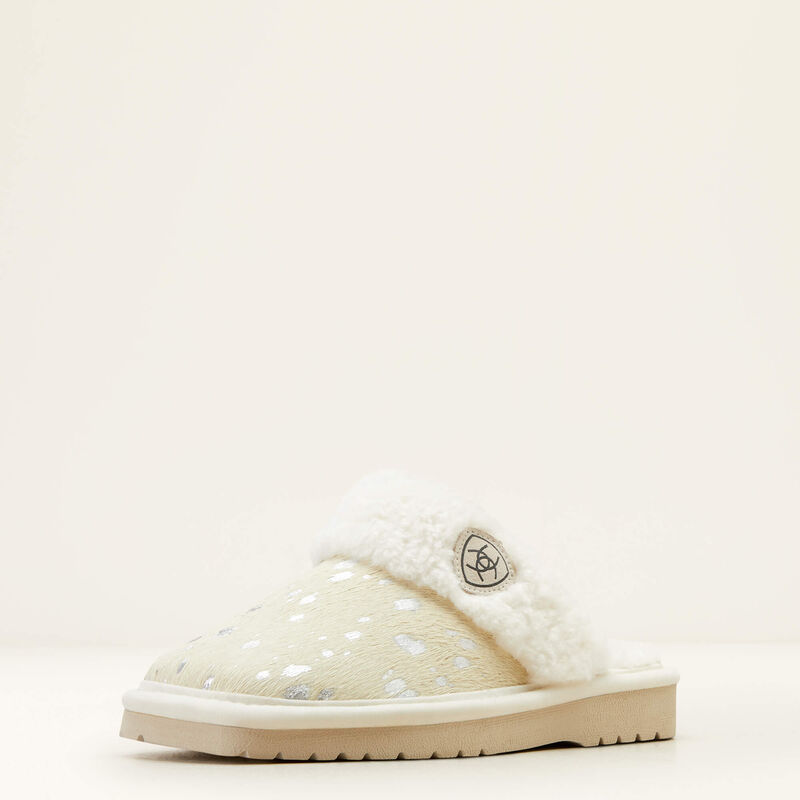 Jackie Square Toe Slipper - Ice Silver - Ariat