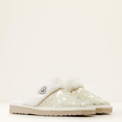 Jackie Square Toe Slipper - Ice Silver - Ariat