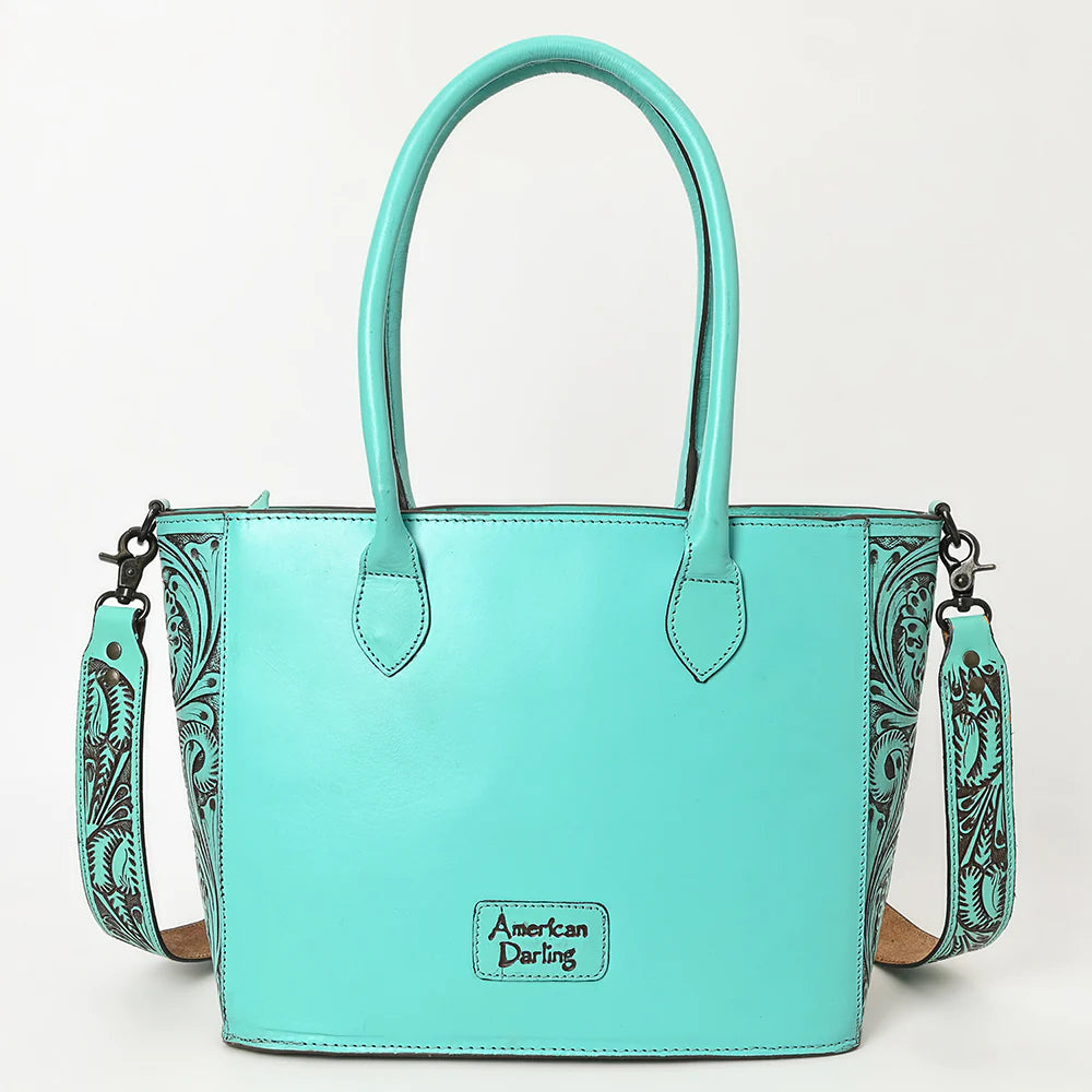 Turquoise Fever - Tote Bag-201 BAGS, BELTS, HATS-American Darling-Adelyn Elaine's Boutique, Women's Clothing Boutique in Gilmer, TX