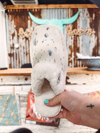Jackie Square Toe Slipper - Ice Silver - Ariat