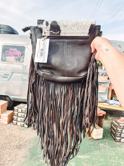 The Nancy - Cowhide Cross Body-201 BAGS, BELTS, HATS-Boho Ranch Shop-Adelyn Elaine's Boutique, Women's Clothing Boutique in Gilmer, TX