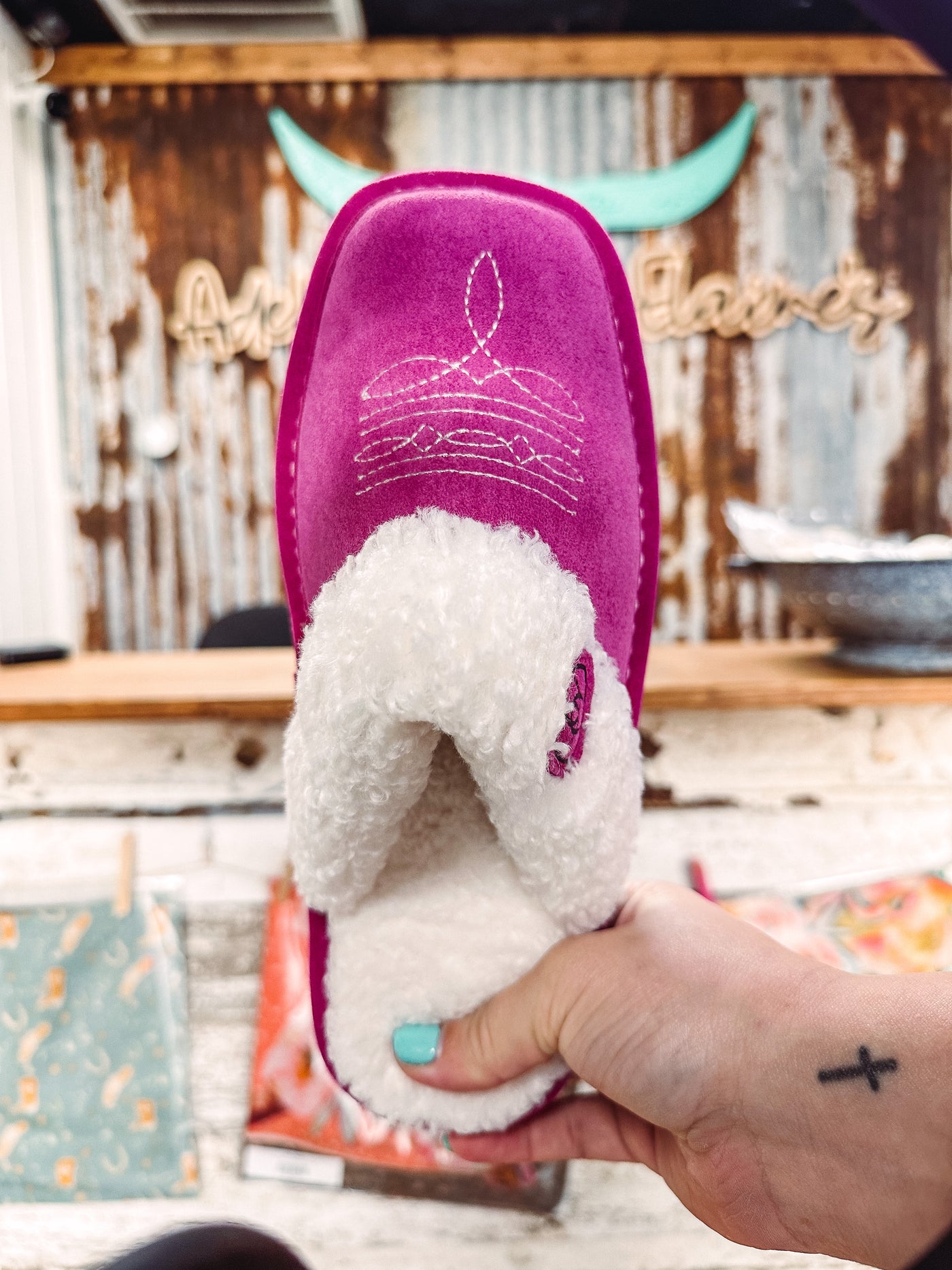 Jackie Square Toe Slipper - Very Berry Pink - Ariat - RESTOCK COMING