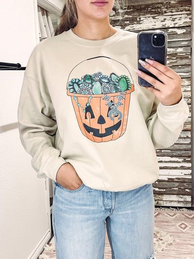 Bucket of Turquoise - Crew Neck T-Shirt