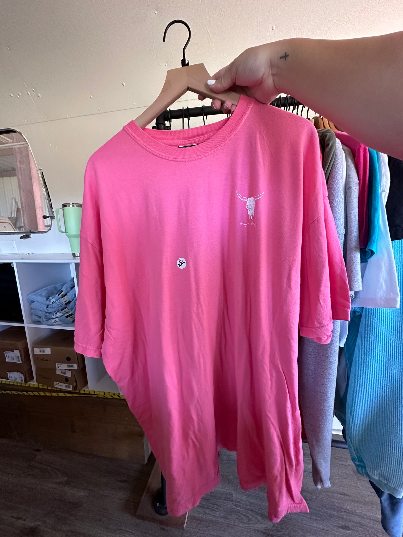 Pink Texas - Logo Tee-110 GRAPHIC TEE-Adelyn Elaine's-Adelyn Elaine's Boutique, Women's Clothing Boutique in Gilmer, TX