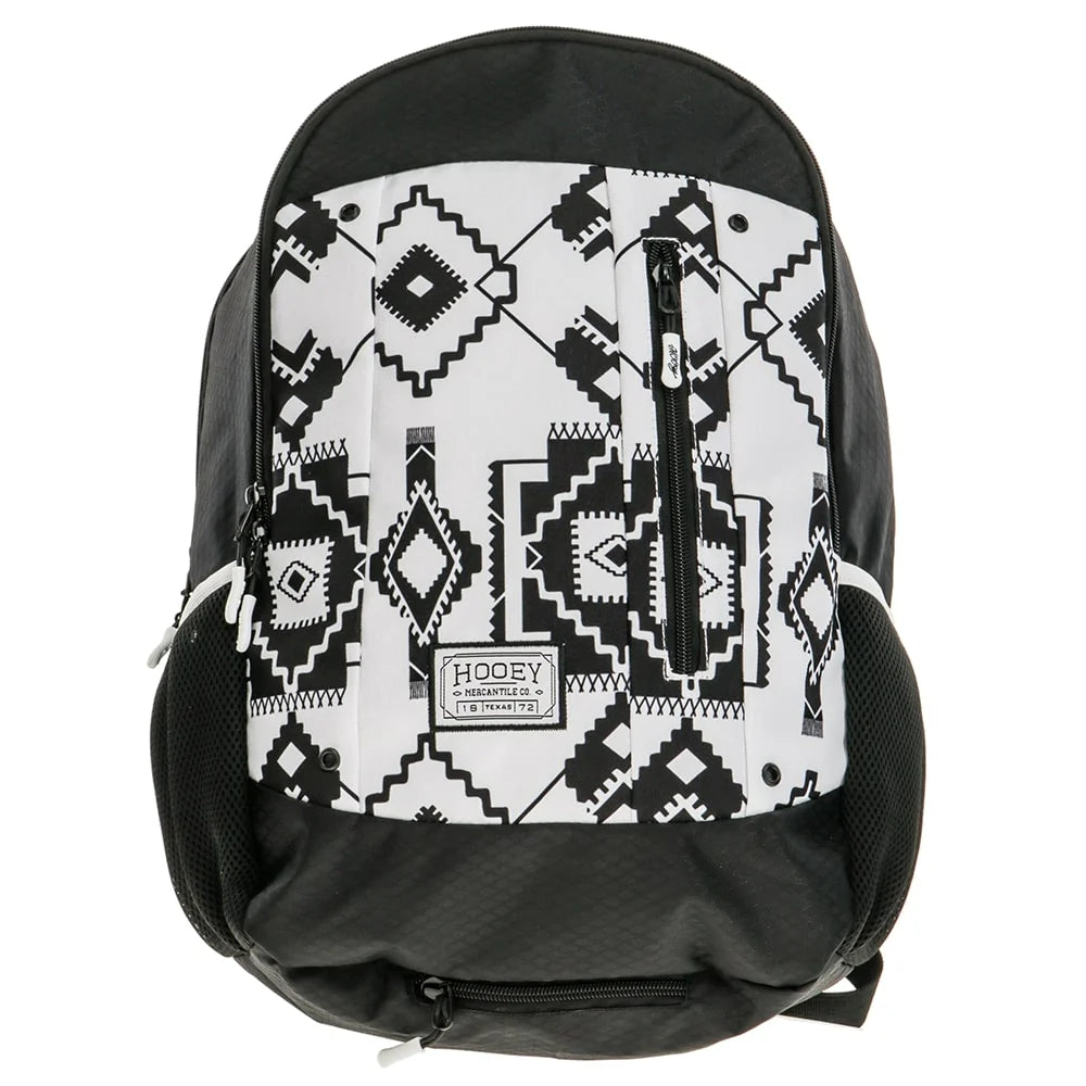 Black & White Aztec Backpack - Hooey-201 BAGS, BELTS, HATS-Hooey-Adelyn Elaine's Boutique, Women's Clothing Boutique in Gilmer, TX