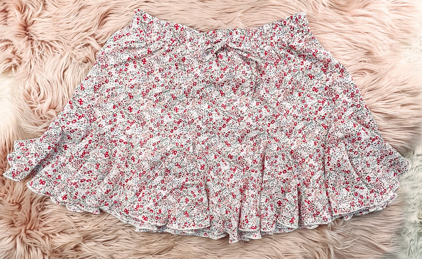 Hazen Floral Skort - M & L left