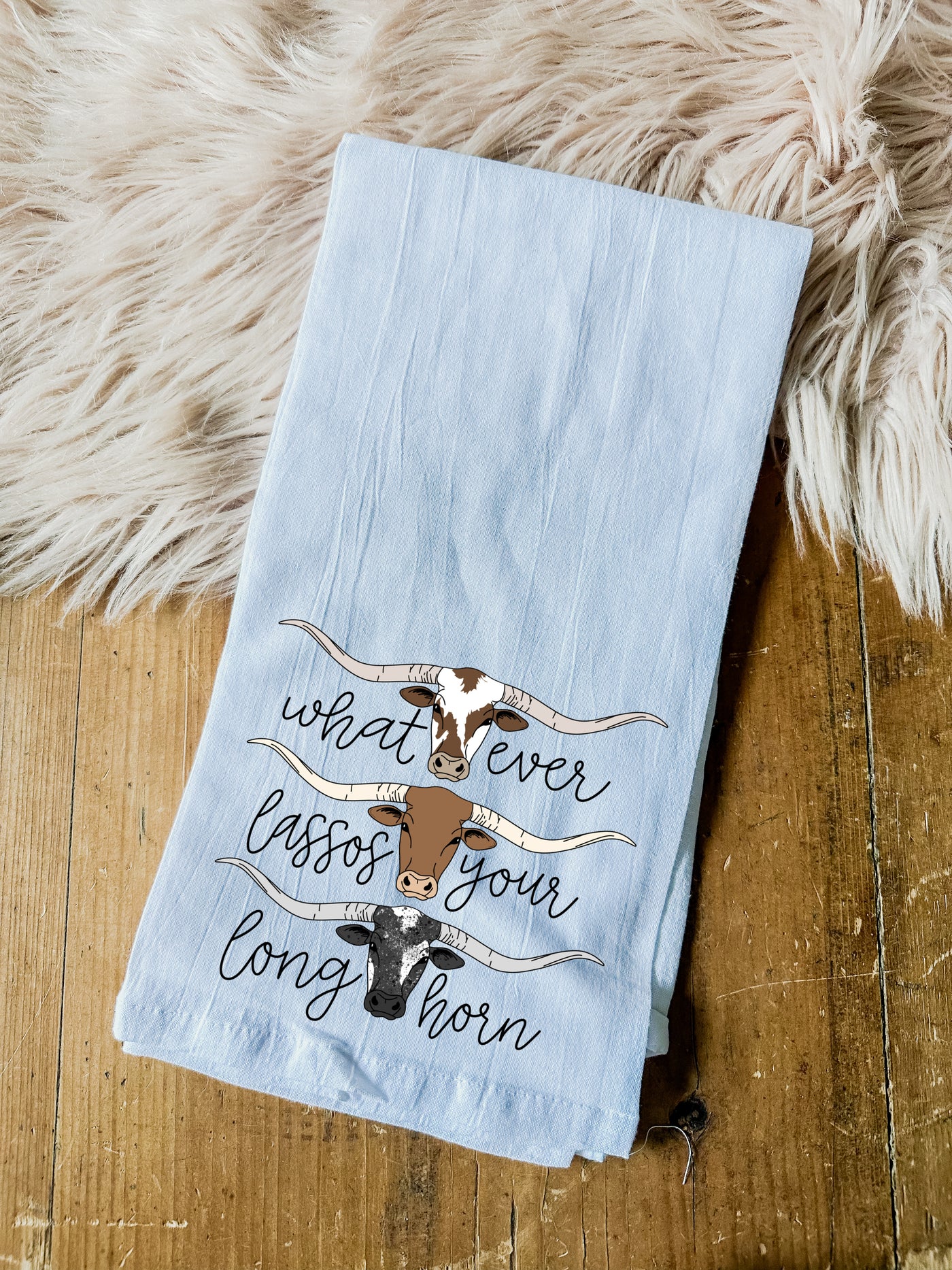 Whatever Lassos - Tea Towel-Tea Towel-Adelyn Elaine's-Adelyn Elaine's Boutique, Women's Clothing Boutique in Gilmer, TX