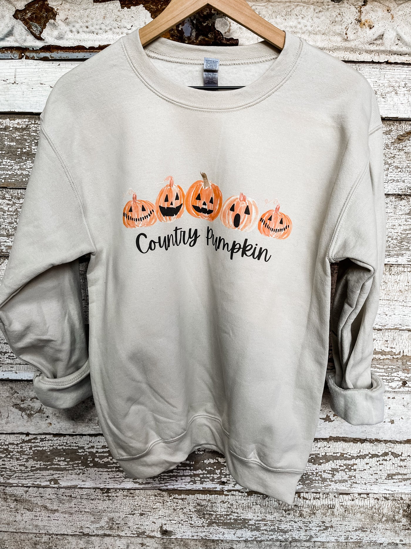 Country Pumpkin - Crew Neck Sweatshirt