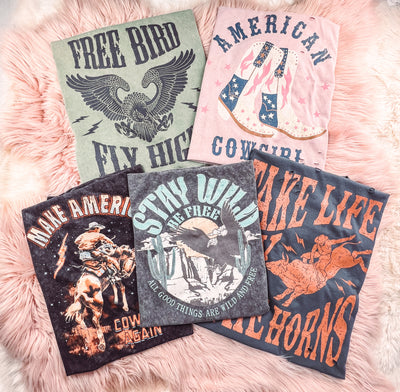 American Cowgirl - Graphic Tee
