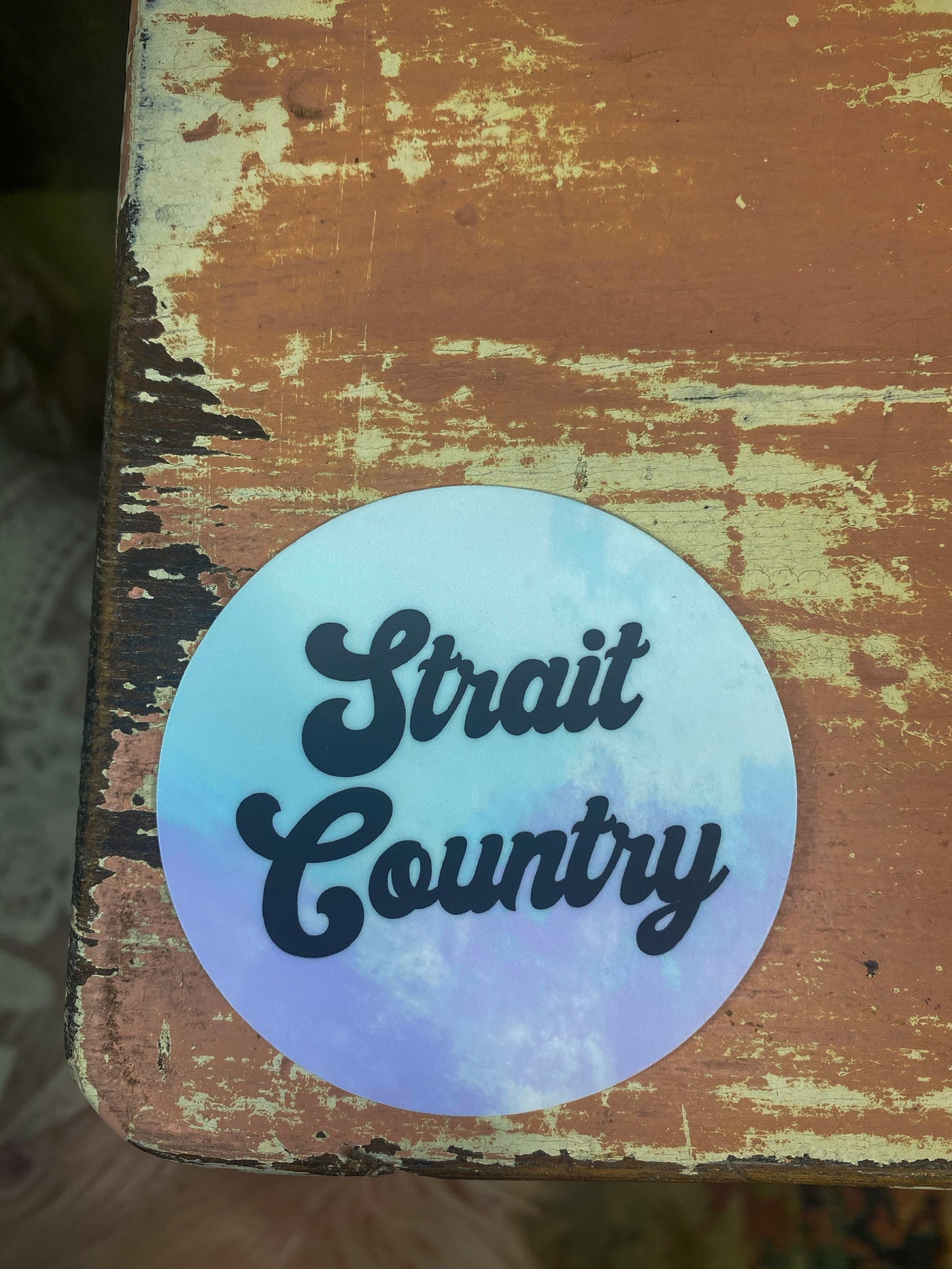 Strait Country Sticker-402 MISC GIFTS-Adelyn Elaine's-Adelyn Elaine's Boutique, Women's Clothing Boutique in Gilmer, TX