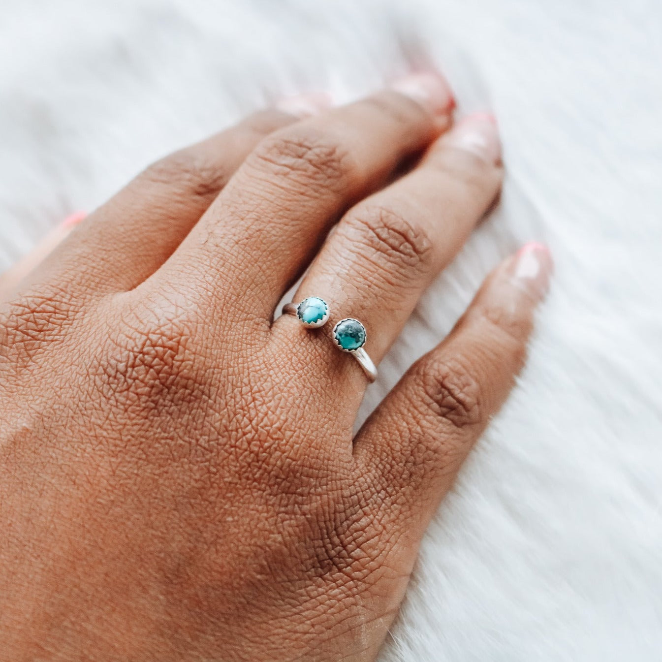 Luisa // Adjustable Turquoise Ring