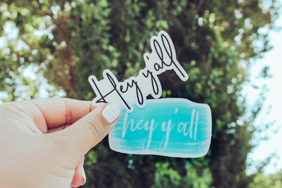 Hey Y'all - Sticker-402 MISC GIFTS-Adelyn Elaine's-Adelyn Elaine's Boutique, Women's Clothing Boutique in Gilmer, TX