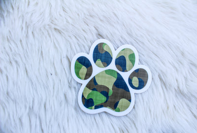 Camo Paw - Sticker-402 MISC GIFTS-Adelyn Elaine's-Adelyn Elaine's Boutique, Women's Clothing Boutique in Gilmer, TX