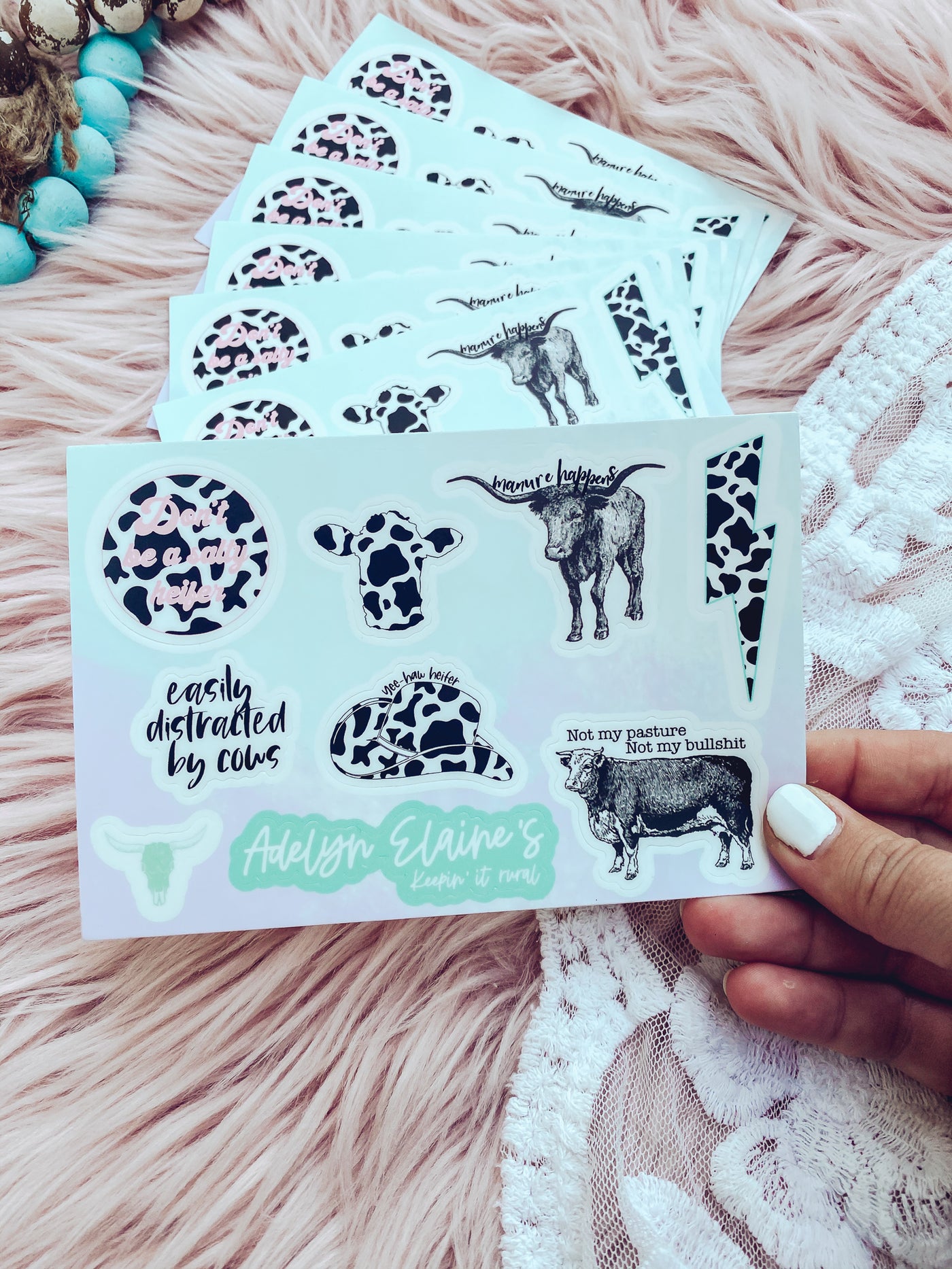 Cow - Sticker Sheet
