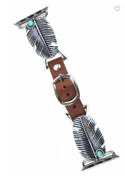 Feather -Turquoise Apple Watch Band