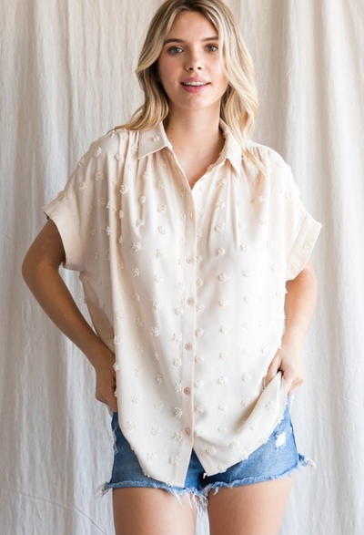 Swiss Dot Blouse