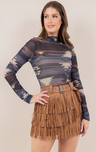 Aztec - Mesh Body Suit