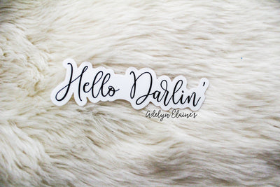 Hello Darlin' Sticker