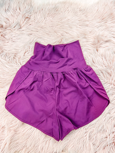 Purple - Athletic Shorts