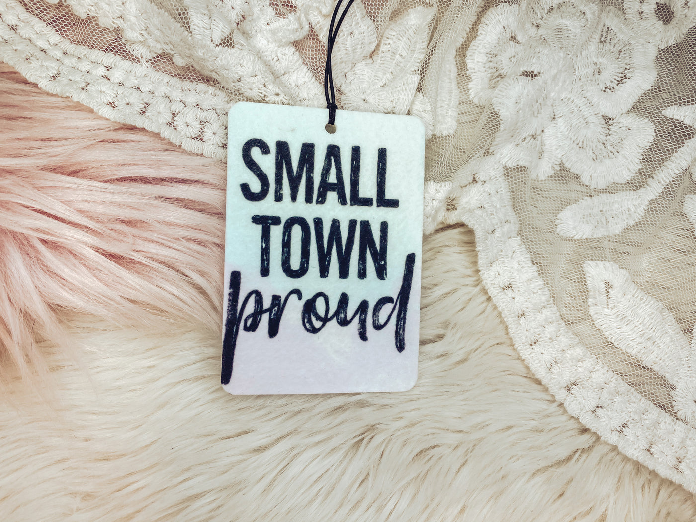 Small Town Proud - Car Charm