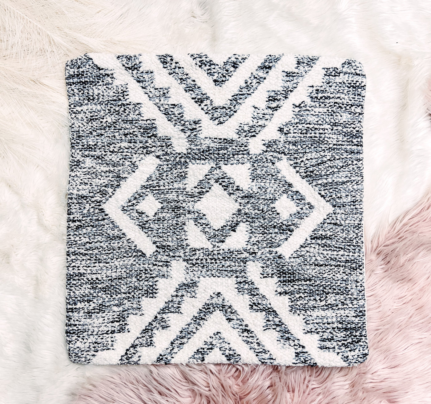 Cotton + Wool Knitted Pillow Case