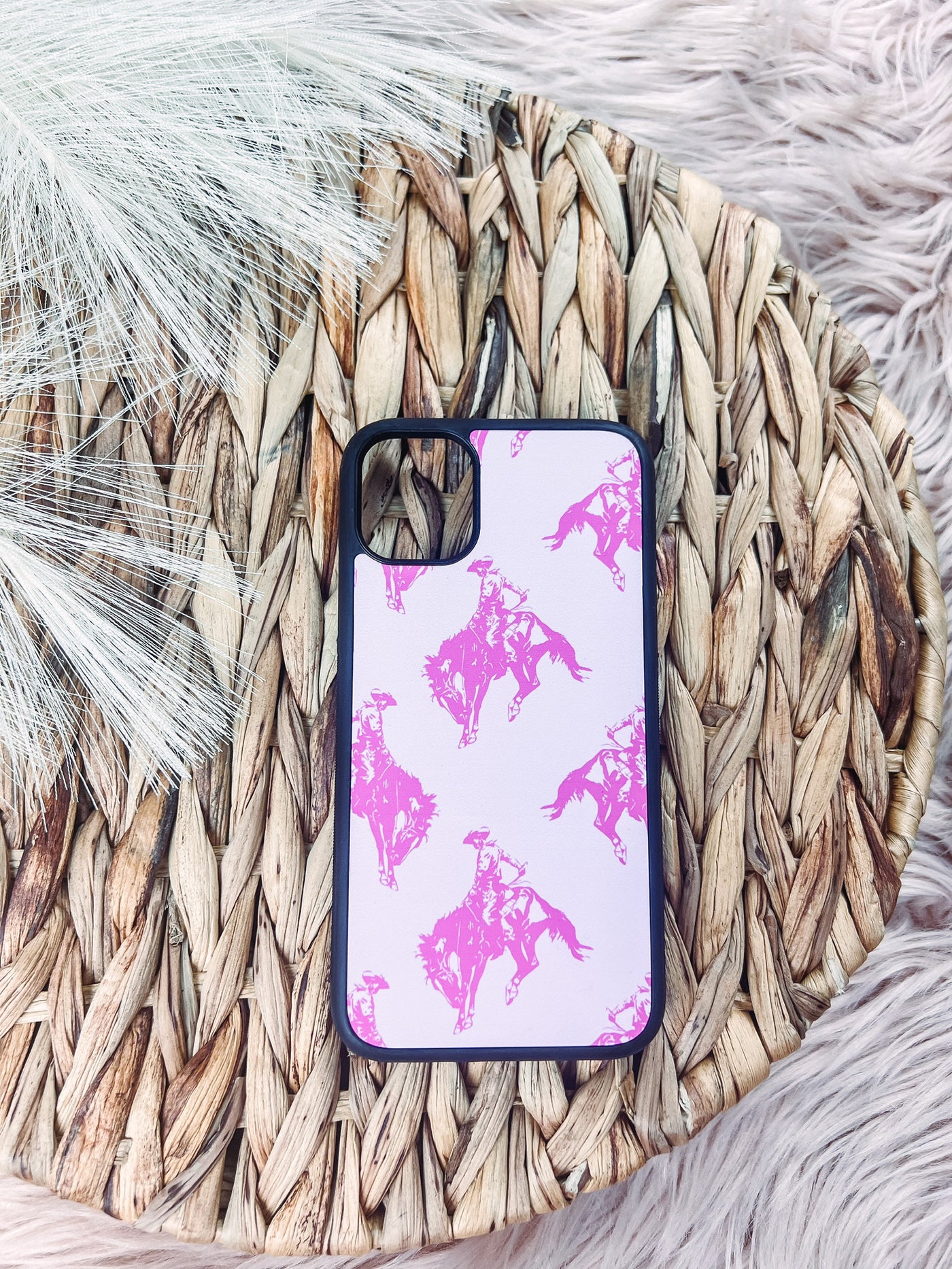 Hot Pink Cowgirl - iPhone Case