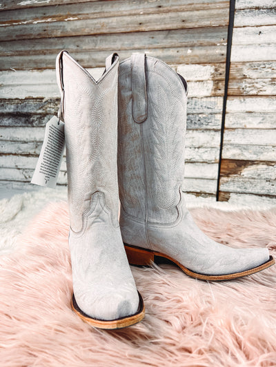Ceramic Crackle - Lexington Lane Boots - size 6 left
