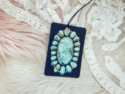 Turquoise Piece  - Car Charms