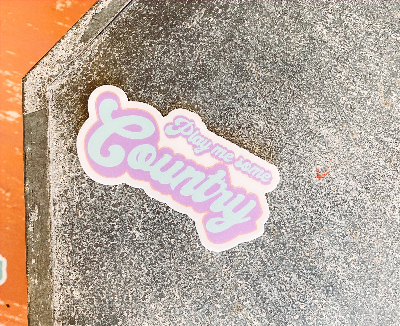 Play Me Some Country - Sticker