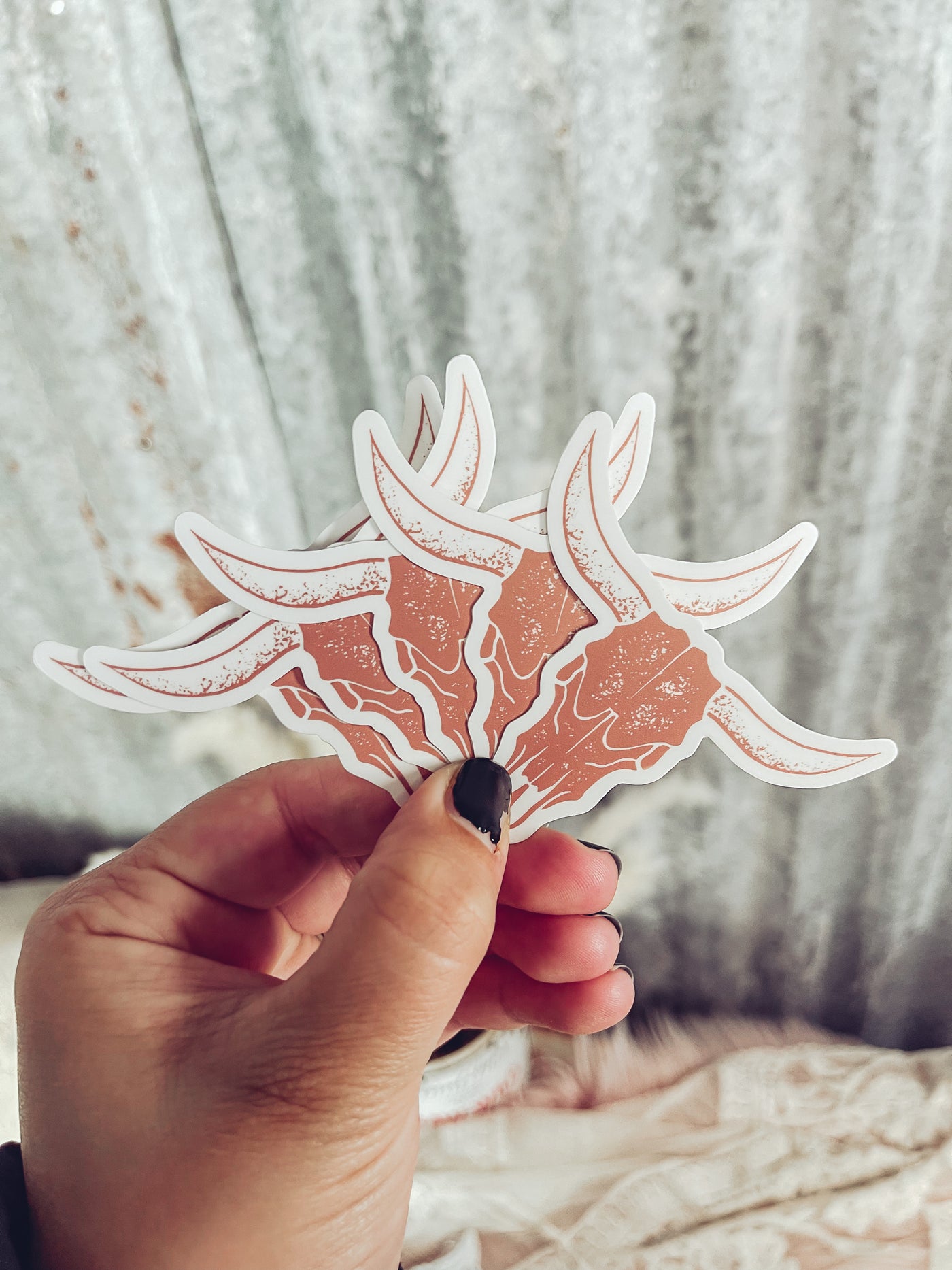 Terra Cotta Skull - Logo Skull Sticker