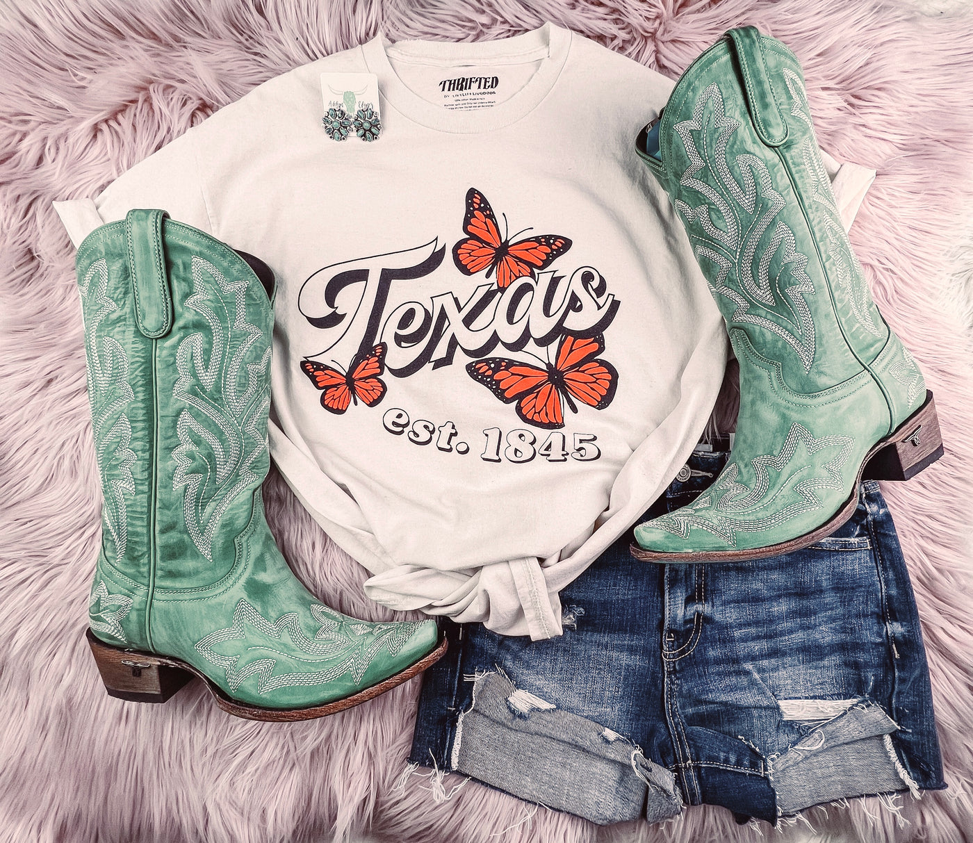 Texas Butterfly - Vintage Tee