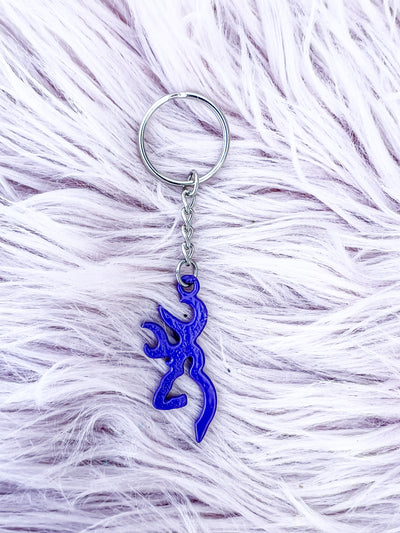 Deer Head Keychain-401 CAR ACCESSORIES-Adelyn Elaine's-Adelyn Elaine's Boutique, Women's Clothing Boutique in Gilmer, TX