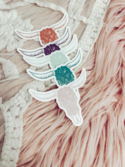 Terra Cotta Skull - Logo Skull Sticker