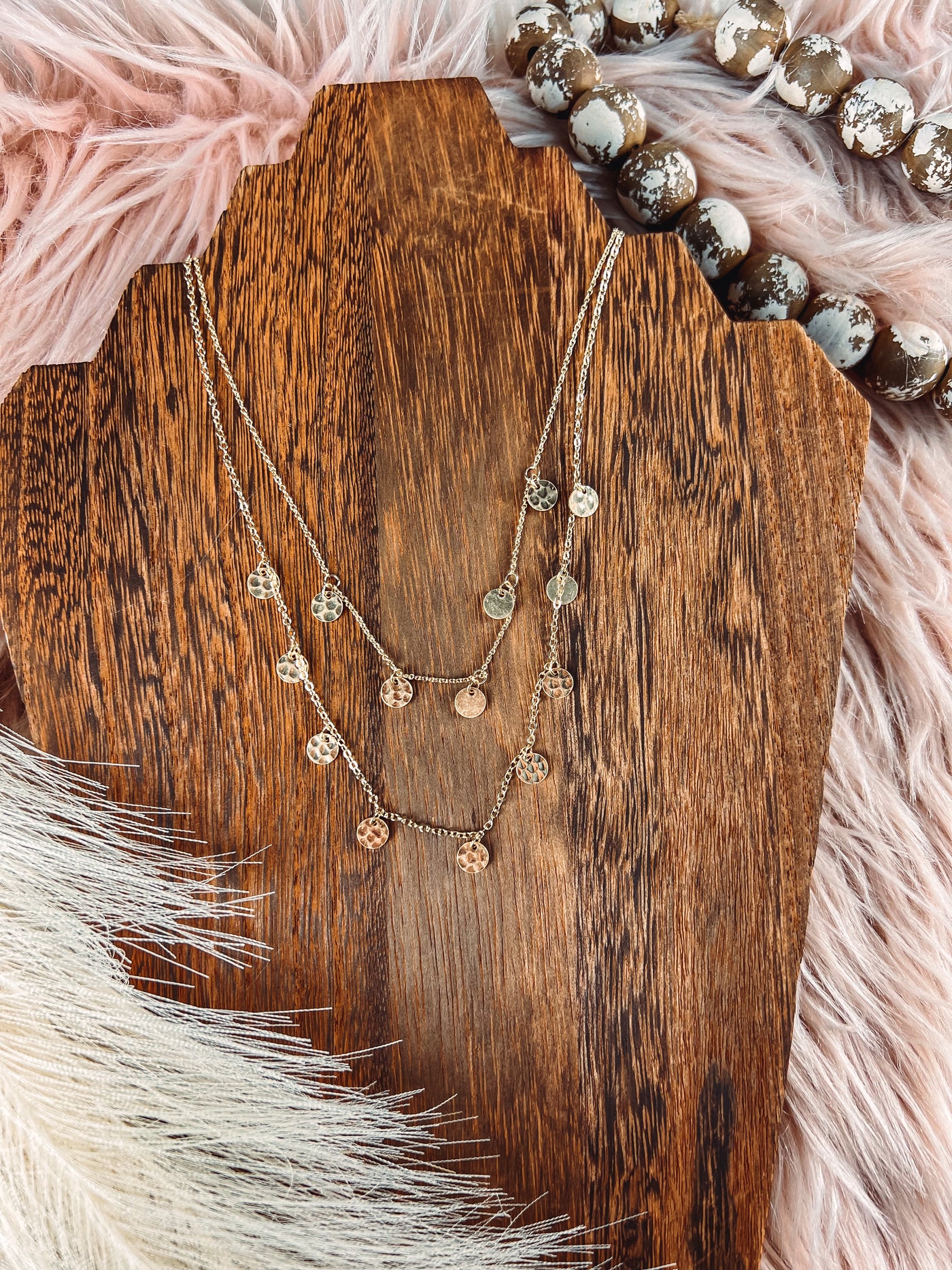 Gold Coin - Layer Necklace