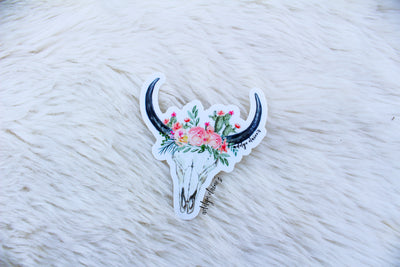Miss. Maybelle - Bull Skull Sticker-402 MISC GIFTS-Adelyn Elaine's-Adelyn Elaine's Boutique, Women's Clothing Boutique in Gilmer, TX